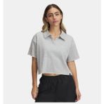 Under Armour Kadın Ua Icon Terry Polot-Shirt 1389639-012 - XL - Gri-012