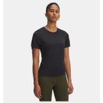 Under Armour Kadın Ua Launch Jacquard Kısa Kollu T-Shirt 6005096-004 - Siyah-004