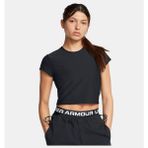 Under Armour Kadın Ua Meridian Rib Baby Tişört 1386615-001 - Siyah-001 - L