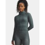 Under Armour Kadın Ua Meridian Suede Effect Full Zip Ceket %82 Polyester Mavi Renkli Fitted Tasarım