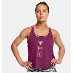 Under Armour Kadın Ua Project Rock Boh Atlet Mor-505 Nefes Alabilir Kumaş ile Rahat Spor
