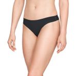 Under Armour Kadın UA Pure Stretch Tanga 3' lü Paket - 1325615-001 - Siyah - Siyah