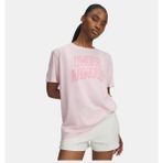 Under Armour Kadın Ua Rival Oversize Campus Tee T-Shirt 6007883-647 - Pembe-647