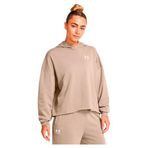Under Armour Kadın UA Rival Terry OS Hoodie Sweatshirt, Timberwolf Taupe / / White, XS
