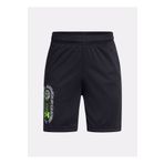 Under Armour Lastikli Bel Normal Siyah Erkek Çocuk Şort 1390017-001-UA Tech Summer Short