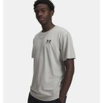 Under Armour Logo Emb Heavyweight Ss Erkek T-Shirt - Gri