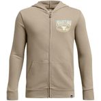 Under Armour Pjt Rck Boys LS FZ HD Q1 Erkek Çocuk Sweatshirt, Kahverengi, S