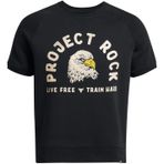 Under Armour Pjt Rck Eagle Grphc SS Crew Erkek T-shirt, Siyah, S