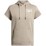 Under Armour Project Rock Q1 SS Icon Fleece HD Erkek Kapüşonlu Sweatshirt, Kahverengi, M