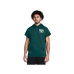 Under Armour Project Rock Q1 SS Icon Fleece HD Erkek Kapüşonlu Sweatshirt, Petrol Yeşili, M