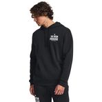 Under Armour Project Rock Rival Fleece Kapüşonlu Sweatshirt Siyah M