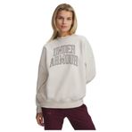 Under Armour Rival Flc OS Varsity Crew Kadın Gömlek Beyaz M-L