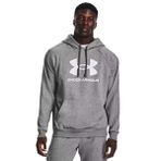 Under Armour Rival Fleece Logo Kapüşonlu Sweatshirt Gri M