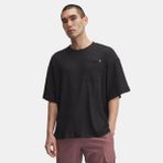 Under Armour Rival Waffle Crew Erkek Tişört - Siyah
