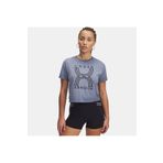 Under Armour Run 96 Graphic Kadın Mavi T-shirt