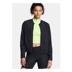 Under Armour Siyah Kadın Fermuarlı Yaka Normal Kalıp Zip Ceket 1386346-001 UA Run Anywhere Jacket