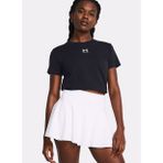Under Armour Siyah Kadın Loose Fit Düz T-Shirt 1383648-001 Campus Core SS