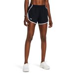 Under Armour Şort Kadın Fly, (002) Siyah/Beyaz/Yansıtıcı, 3XL