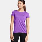 Under Armour Tech Mesh Kadın Mor Antrenman T-Shirt