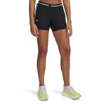Under Armour Tech Play Up 2in1 Shorts Kadın Şort Black/Black/White SM
