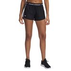 Under Armour Tech Play Up Kadın Şort Siyah Beyaz L