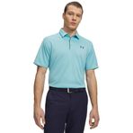 Under Armour Tech Polo Erkek Polo T-Shirt Blue Haze / / Pitch Gray LG