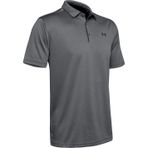 Under Armour Tech Polo Erkek Polo T-Shirt Graphite / Black / Black XS