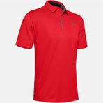 Under Armour Tech Polo Erkek T-Shirt, Kırmızı, M