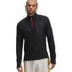 Under Armour Trail Run Quarter Zip Erkek Siyah Sweatshirt