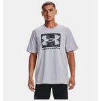 Under Armour UA ABC CAMO BOXED LOGO SS Erkek T-Shirt - Gri - XS