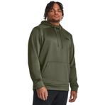 Under Armour UA Armour Fleece Hoodie Erkek Sweatshirt, Marine OD Green / / Black, M