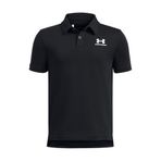 Under Armour UA B Icon Polo Erkek Çocuk Polo T-Shirt Black / / White YMD
