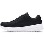 Under Armour UA Edge LTHR Erkek Sportstyle Ayakkabı Black/Black/White 41
