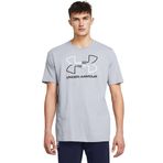 Under Armour UA GL FOUNDATION UPDATE SS Erkek T-Shirt Mod Gray Medium Heather / / Black 3XL