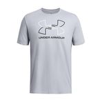 Under Armour UA GL FOUNDATION UPDATE SS Erkek T-Shirt Mod Gray Medium Heather / / Black MD