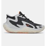 Under Armour Ua Gs Jet '25 Erkek Çocuk Basketbol Ayakkabısı Gri Renkli Dayanıklı Dış Materyal 6001587-014