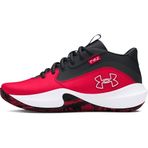 Under Armour UA GS Lockdown 7 Erkek Çocuk Basketbol Ayakkabısı Red/Black/White 38