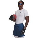 Under Armour UA HG Armour Comp SS Erkek T-Shirt Black / / White SM