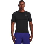 Under Armour UA HG Armour Comp SS Erkek T-Shirt Black / / White XL