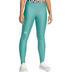 Under Armour UA HG Authentics Legging Kadın Tişört, Radial Turquoise - White, XS