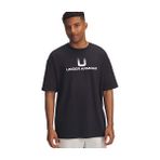 Under Armour Ua Hwt U Logo Ss Erkek Günlük Tişört 6005150-001 Siyah