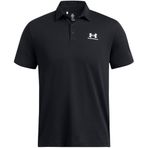 Under Armour UA Icon Polo Erkek Polo T-Shirt Black / / White SM