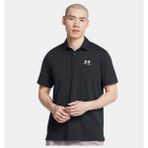 UNDER ARMOUR UA Icon Polo Erkek Siyah Spor Tişört Nefes Alabilir Kumaş ile Rahat Kullanım 1386608-001 - Siyah-001 - XL