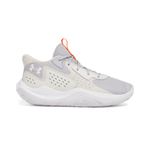 Under Armour UA JET '23 Erkek Basketbol Ayakkabısı Mod Gray/Ares Red/White 45 EU