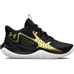 Under Armour UA JET '23 Unisex Yetişkin Basketbol Ayakkabısı Black/Metallic Gold/Metallic Gold 40.5