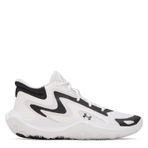Under Armour UA JET 25 Unisex Yetişkin Basketbol Ayakkabısı White/Black/Black 43
