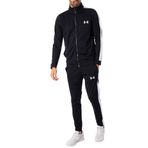 Under Armour UA Knit Track Suit Erkek Eşofman Takımı, Black / / White, XL