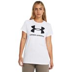 Under Armour UA Logo SS Kadın T-Shirt White / / Black SM