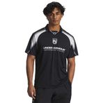 Under Armour UA M 96 Terrace Jersey SS Erkek T-Shirt Black / / White LG