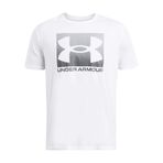 Under Armour UA M BOXED SPORTS UPDATED SS Erkek T-Shirt White / / Pitch Gray XXL